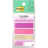 ポストイット フィルム 付箋 見出し マルチカラー 44×12mm 4色 20枚 5パッド 688MC-7