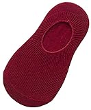 Plus Nao(プラスナオ) 靴下 くるぶしソックス 子供用 くるぶし靴下 くるぶし丈 シンプル 無地 単色 ソリッドカラー カラー靴下 女の子 男の 約7～10歳 ワイン