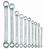 Williams MWS-BWM10 10-Piece Double Head 10-Degree Offset Box End Wrench Set by Williams
