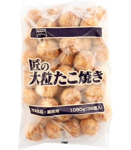 Amazon.co.jp: [冷凍]テーブルマーク 匠の大粒たこ焼き 1袋(36個