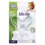 Baby Buddy ベビー バディ 白熊 マルチ　ビブ クリップ ダブル おしゃぶりホルダー ダブル オリーブ