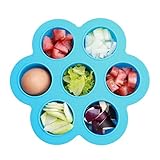 Prawey（TM） 安全性シリコーン素材のベビー幼児フラワーラティスポータブル食品容器フルーツ母乳ストレージボックスフリーザートレイIC884351