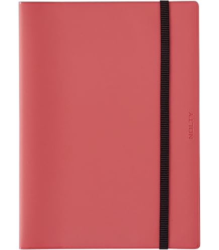Amazon | 手帳カバー B6 ピンク ノートカバー ブックカバー 無地 横