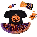 OHMI 女の子 & ベビー ハロウィン 衣装 セット ロンパース カバーオール S～L 0ヶ月～2歳 (M)