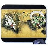 尾形光琳『 風神雷神図 』のマウスパッド 2：フォトパッド（ 日本の名画シリーズ ） (マウスパッド)
