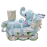 おむつギフト トレイン (サックス)