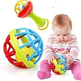 aqueously Rattleおもちゃfor赤ちゃん0 – 2 Old TeetherアクティビティBath Toys、Betsベビーシャワーギフト