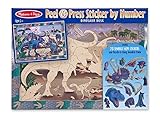 Melissa & Doug Peel and Press Sticker by Number Activity Kit: Dinosaur Dusk - 70+ Stickers Frame [並行