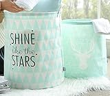 inteeonホームシリーズ1 Pieceミントグリーンランドリーバスケットストレージバッグバスルーム服ファブリック2サイズ 1 Set 201336100-193