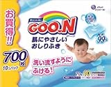 グーン　肌にやさしいおしりふき　詰替　７０枚ｘ１０Ｐ【４個セット（１ケース）】