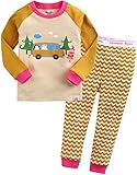 [Vaenait Baby]キッズ子供ベビー服綿100％ルームウェア長袖パジャマ寝間着上下セット Joy Trip XS