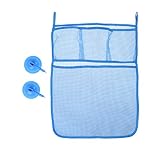 1 pcs Bath Toy Organizer Kids Bathtub Toy Organizerおもちゃストレージメッシュバスバッグby Dingjin