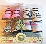 Little Me Girls 4ペアBooties 0 – 12 M