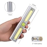 最新COBスイッチランプ夜ライトホームキッチン下キャビネットクローゼットプッシュスティックonランプ