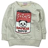 【秋冬春対応】 GARACH(ギャラッチ)裏毛PANDASOUP Ptトレーナー 95cm /Om NO.AH-1631613