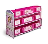 Delta Children 9 Bin Plastic Organizer, Princess by Delta Children [並行輸入品]