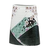 九谷焼 花瓶 春の富士 (陶器 和風 花器 インテリア プレゼント)