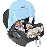 Dooky Zero + Car Seat Shade - Baby Blue by Dooky
