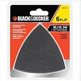 ブラックand Decker 6ピースSandpaper、bda1210