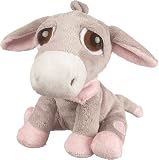 Suki Baby L'il Peepers Luna Donkey Soft Boa Plush Toy with Press Activated Music (Pink) by Suki Baby