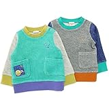 【アウトレット】 mother goose トレーナー(80～130cm) キムラタンの子供服 チャコール 90 ( 11175x11475-144 )