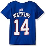 NFL幼児用Sammy Watkins Buffalo Bills Boys – Mainliner Player Name半袖Tee、ロイヤル、4t