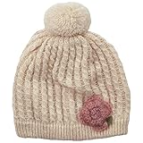 《秋冬春対応》(日本製) Pample Mousse(パンプルムース) 横編みニット帽子 F(44cm~50cm)/IV NO.DP-73603