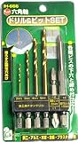 iHelp 六角軸鉄鋼用ドリル&ビット6本組 IH-666