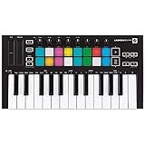 Novation Launchkey Mini Mk3 Portable 25 Key, USB, MIDI Controller Keyboard with DAW Integration