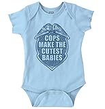 Briscoブランドかわいい赤ちゃん新しい両親ベビーシャワーギフト面白いSaying Baby Onesieボディスーツ カラー: ブルー