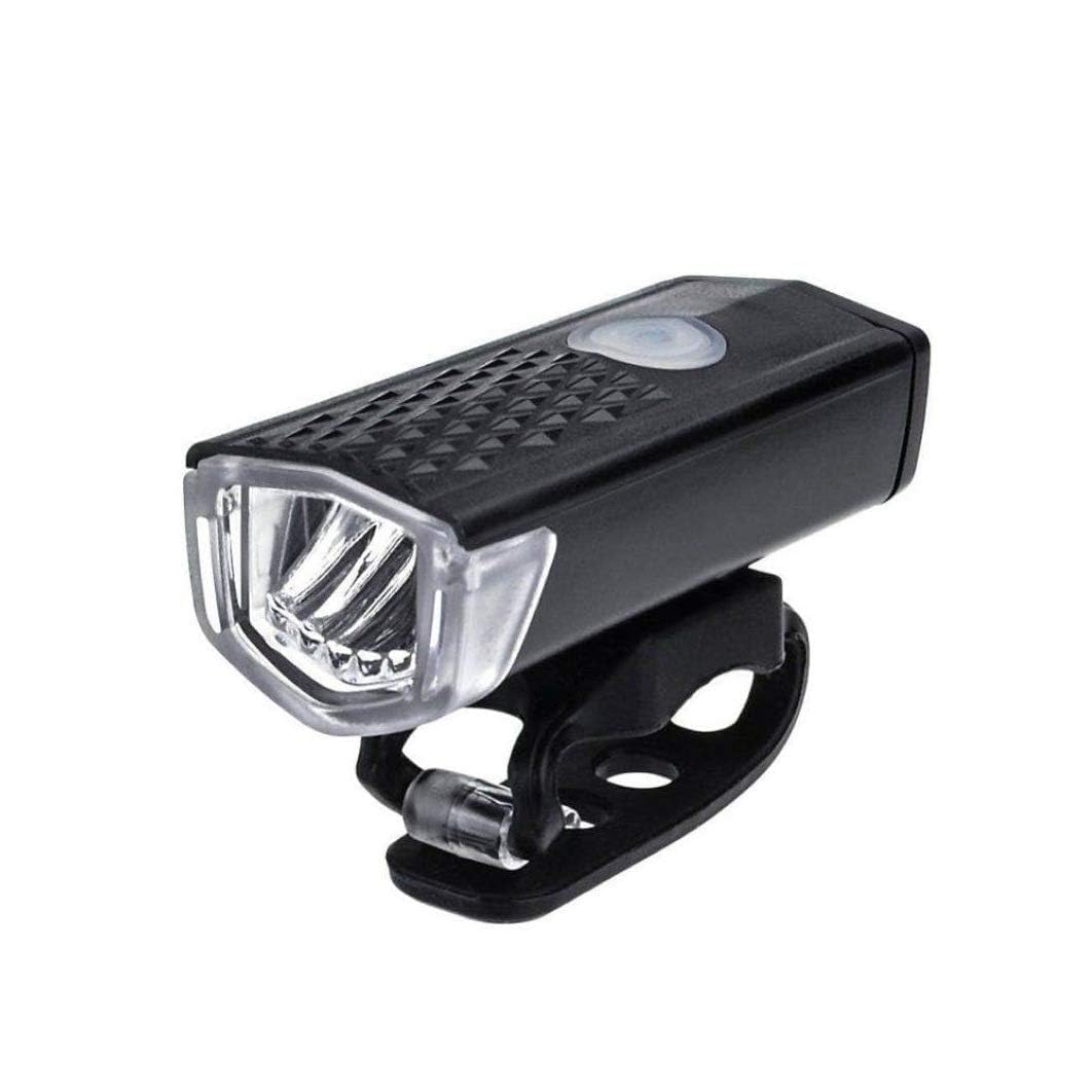 【305円】 USB充電式 IPX5防水 LED自転車ライトヘッド