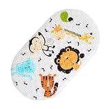 Topsky 幼児用 ノンスリップバスマット 抗菌浴槽マット シャワーマット 27×15インチ (アリ)