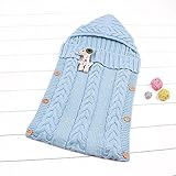 Newborn Baby Wrap Swaddle Blanket Kids Toddler Wool Knit Swaddle Kids Sleeping Bag Sleep Sack Stroll