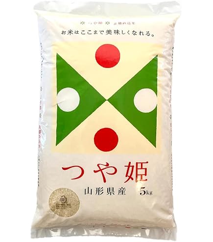 Amazon.co.jp: 令和7年産山形県産 つや姫 精米 10kg(5kg×2) : 食品