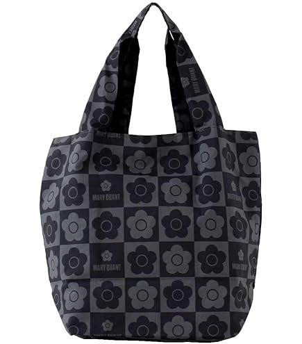myk マリークヮント2WAVEバッグ Amazon.co.jp: MARY QUANT (マリークヮント) エコバッグ (ブラック