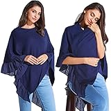 Sweet Mommy 授乳ケープ 大判 オーガニックコットン100％ ポンチョ 360°安心 2WAY ママだけでも使える あったかマルチケープ シフォンフリル 秋冬 ナーシングケープ マタニティ 