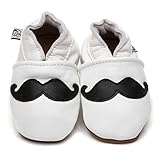 Soft Leather Baby Shoes Moustache [ソフトレザーベビーシューズマスタッシュ] 3-4 years (16.5 cm)
