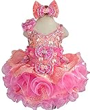 jenniferwu幼児幼児新生児Little Girl 'sミスコンテストパーティー誕生日ドレスcgg274サイズ2t