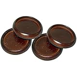 ソフトタッチ4681095 N家具Caster Cups forハード床やカーペットサーフェス4ピース、チェリー、2 "