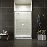 Kohler k-702221-l Framelessバイパスシャワードア – 49 " - 52 " W x 76 " H、 K-702221-L-SHP 1
