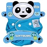 SoftBums One Size Cloth Diaper ECHO Shell - Ocean, Snaps by Softbums