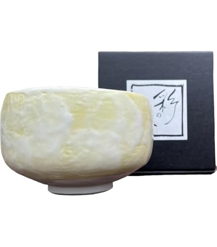 Amazon.co.jp: 民芸益子焼 関澤武窯 抹茶碗 鉄釉茶器 共箱解説書