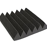 FUT(エフュ ト) 三角型ブラック加工騒音対策・吸音対策・共鳴現象防止吸音材　部屋/工場/音楽計画に大人気防音材30*30*5cm5枚セット