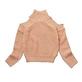 (プタス)Putars ベビー服 子供服 セーター 女の子 オフショルダー 欧米風 オシャレ 可愛い 秋 冬 旅行 記念日 プレゼント 12ヶ月-3歳