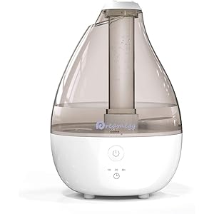 Dreamegg 加湿器 卓上 極静音 1H/3H/6Hタイマー設定 30時間連続加湿 2段階ミスト量調節 2L 大容量…