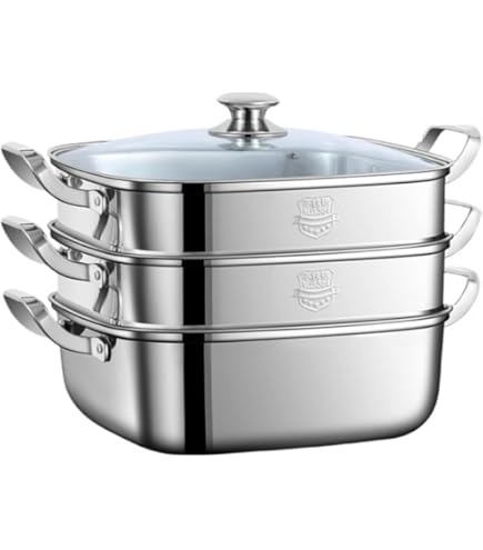 Amazon｜AKAO(アカオ) 角型蒸器33cm 一重 AMS71331｜蒸し器