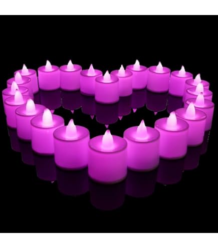 Amazon.co.jp : LED キャンドルライト, 電池付き ,7色点滅 ,24個セット