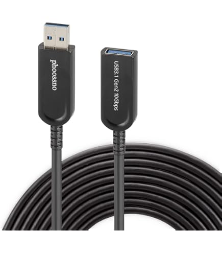 Phoossno Certified 8K HDMI 2.1 Fiber Optical Cable, 10K Ultra High Speed HDMI Gen2 20m 65ft 48Gbps 4K@120Hz 8K@120Hz 10K@120Hz, EARC Dolby Vision Atmos HDR10 RTX 3080/3090 PS5 Xbox Sony LG C9/B9