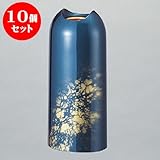 10個セット 花器・花台 泉花生青ﾊﾟｰﾙ八雲 [12 x 8.5 x 24.6cm] ABS樹脂 (7-911-23) 料亭 旅館 和食器 飲食店 業務用