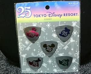 Amazon ディズニー ２５周年記念 ギターピック ギターピック 楽器